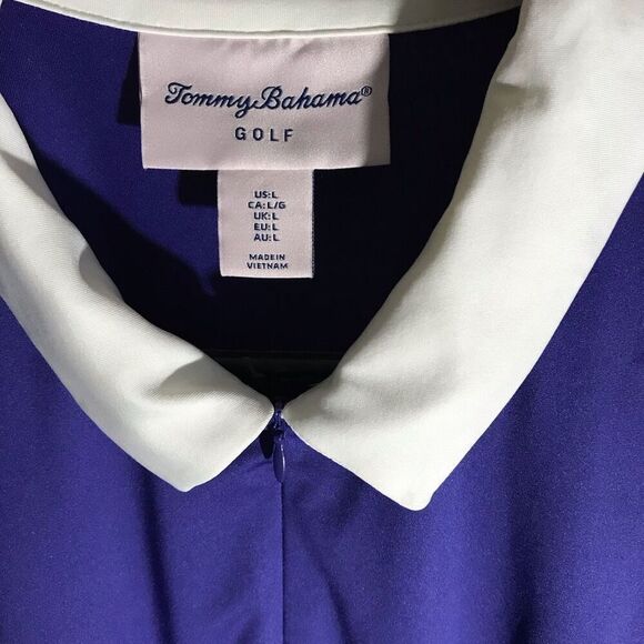 Tommy Bahama golf pickleball Size Large sleeveless shirt purple sleeveless - Picture 4 of 4